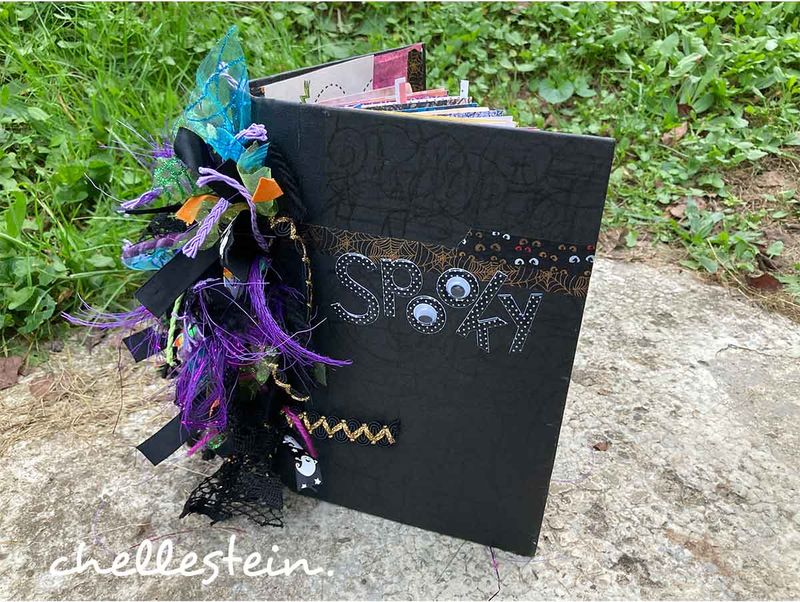 halloween junk journal cover