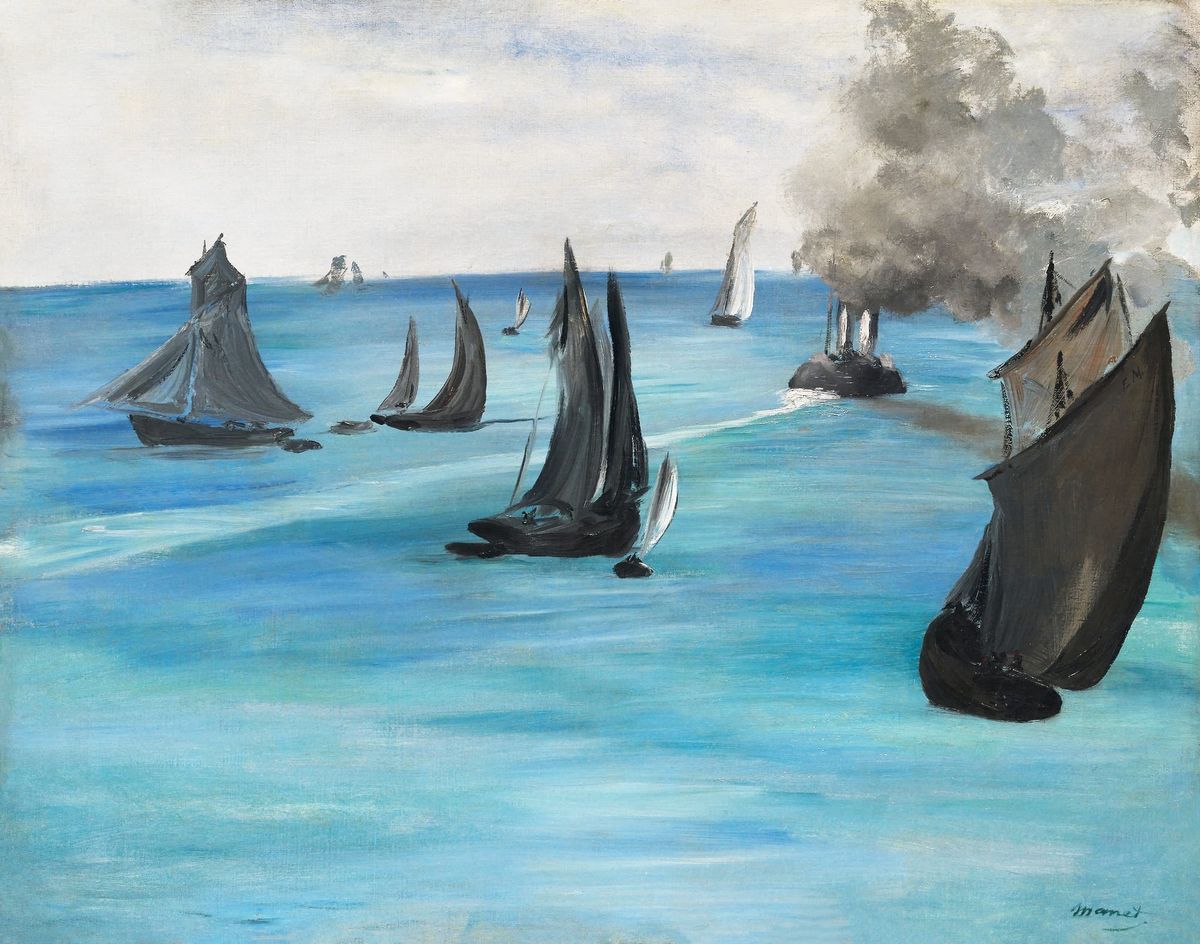 커머스호와 알라바마호의 해전(The Battle of the Kearsarge and the Alabama)