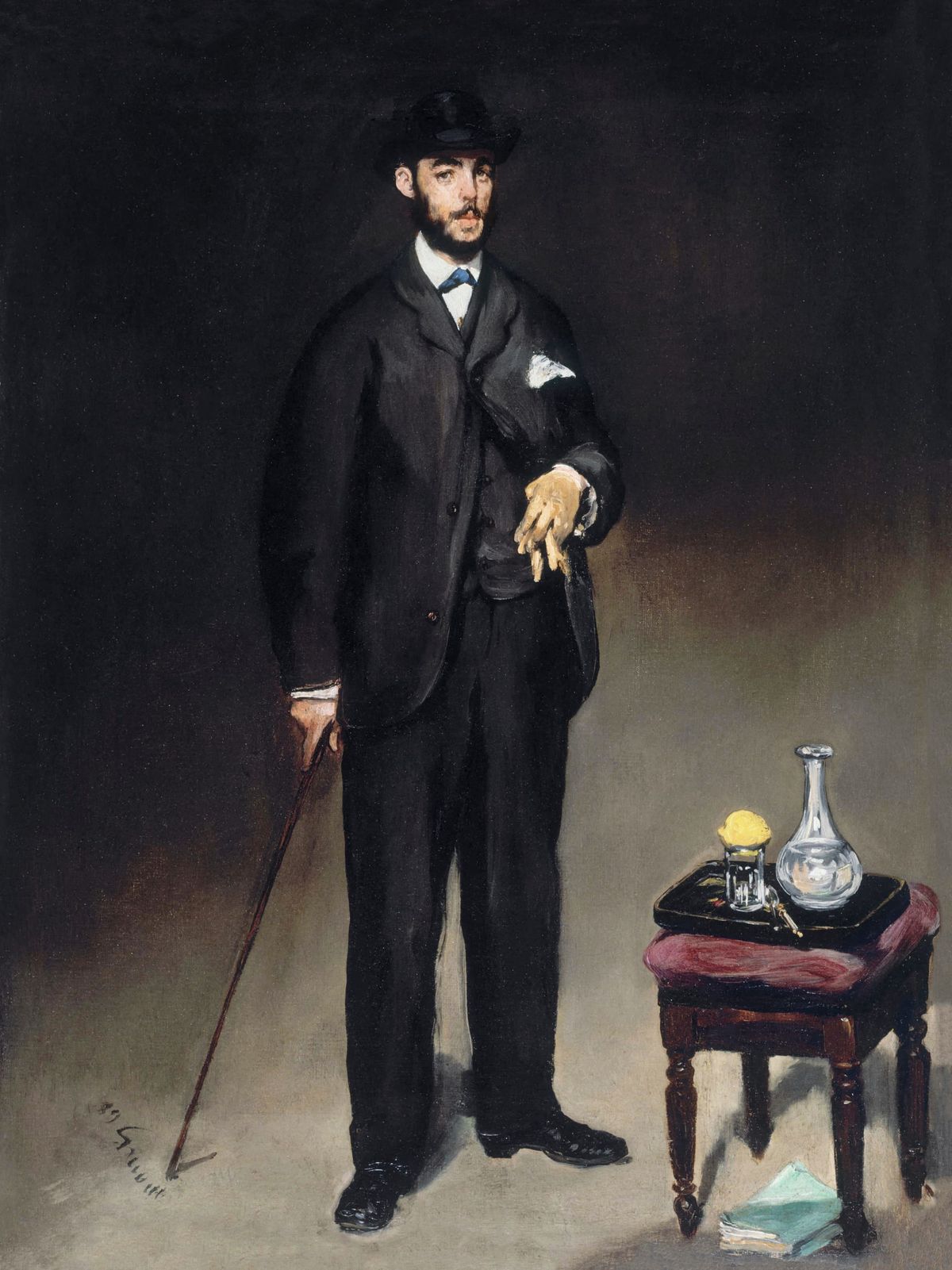 테오도르 뒤레의 초상 (Portrait of Théodore Duret), 마네