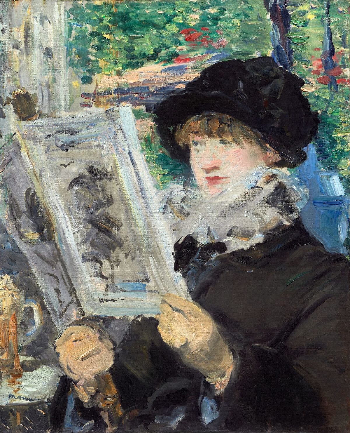 신문을 읽는 여인(Woman Reading, La Liseuse)