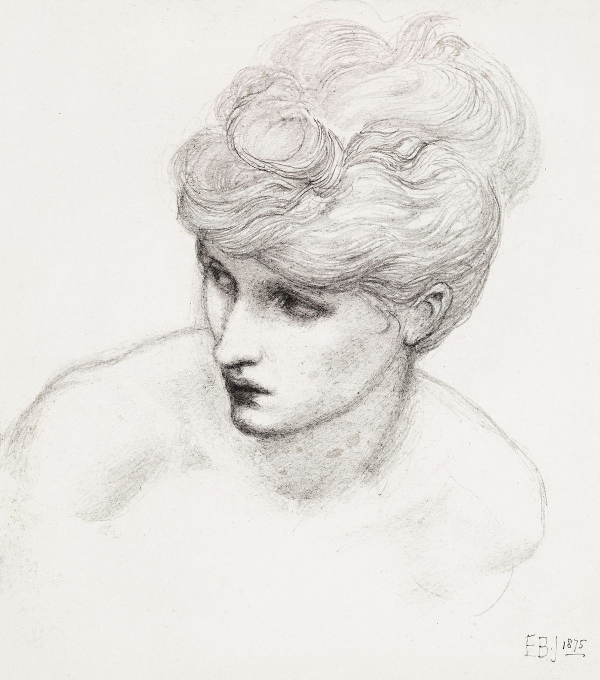 여인 초상 습작 (Study of a Woman's Head)