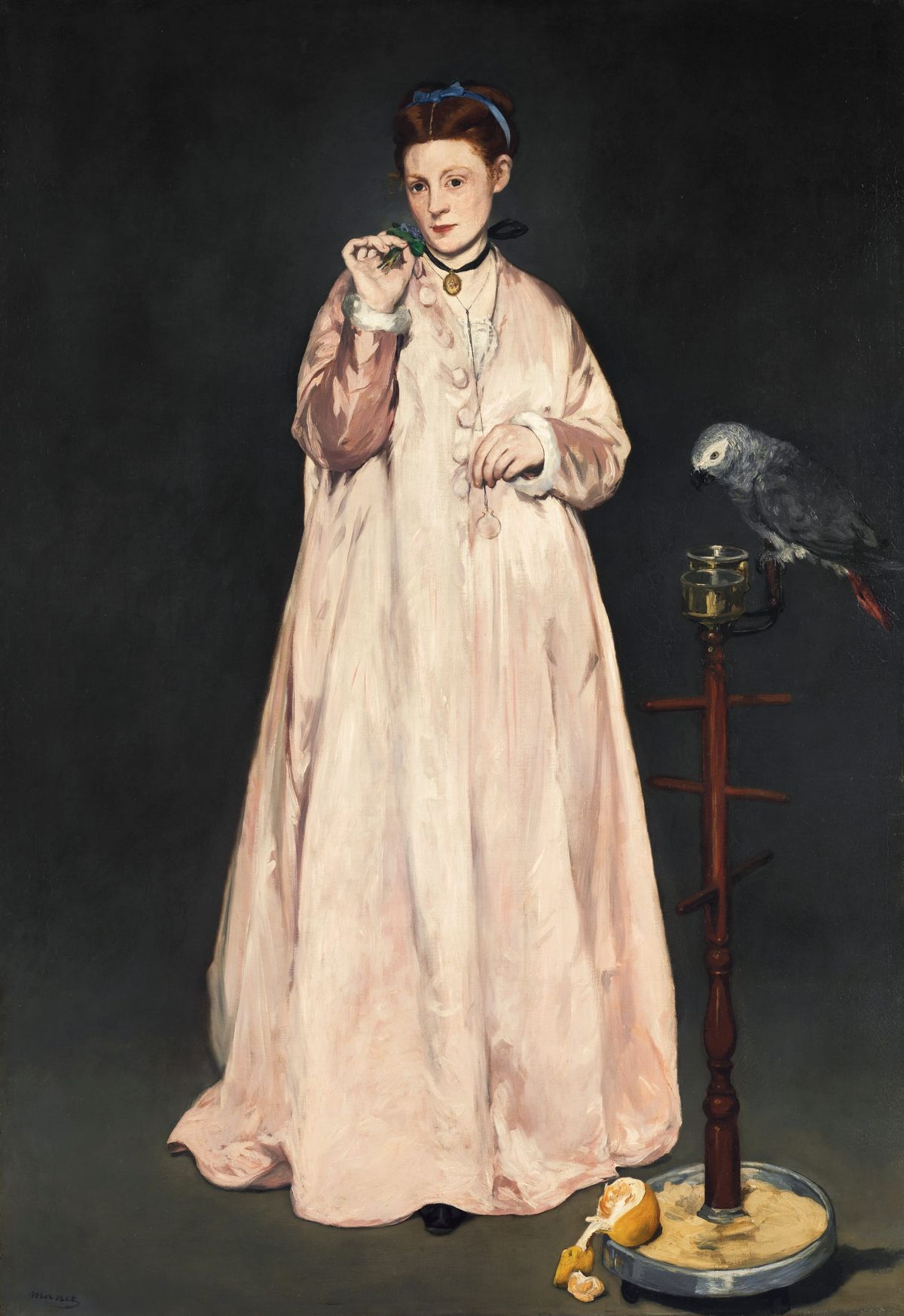 앵무새와 여인(Woman with a Parrot)