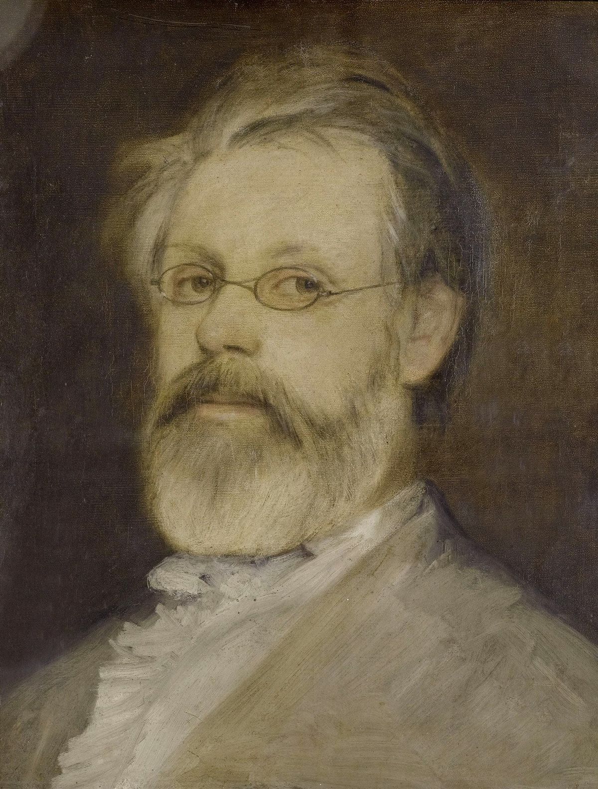 안경 너머로 번뜩이는 동판화가의 지성과 우정, 프리드리히 베버의 초상 Portrait of Friedrich Weber