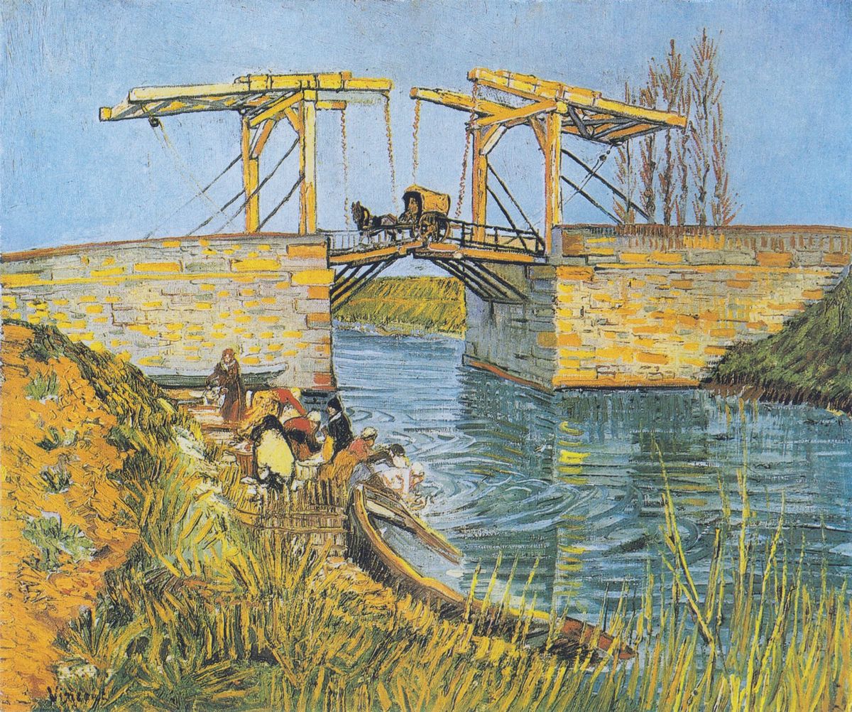 햇살 부서지는 프로방스의 물가와 정겨운 일상, 아를의 랑글루아 다리 The Langlois Bridge at Arles