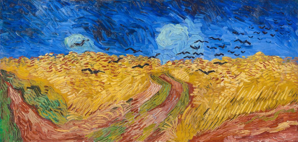 폭풍전야의 대지에 울려 퍼진 영혼의 절규, 까마귀가 나는 밀밭 Wheatfield with Crows