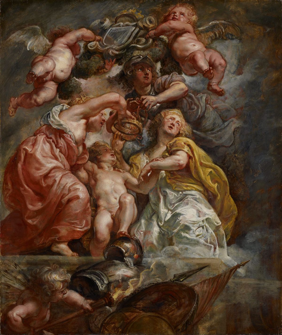 잉글랜드와 스코틀랜드의 연합을 보여주는 찰스 1세의 탄생 알레고리 (An Allegory of the Birth of Charles I, Showing the Union of England and Scotland)