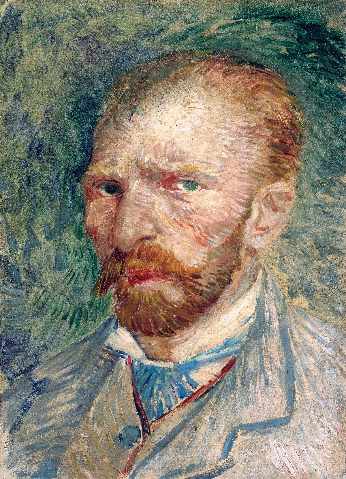 파리의 빛 속에서 응시한 예술가의 초상, 자화상 Self-Portrait