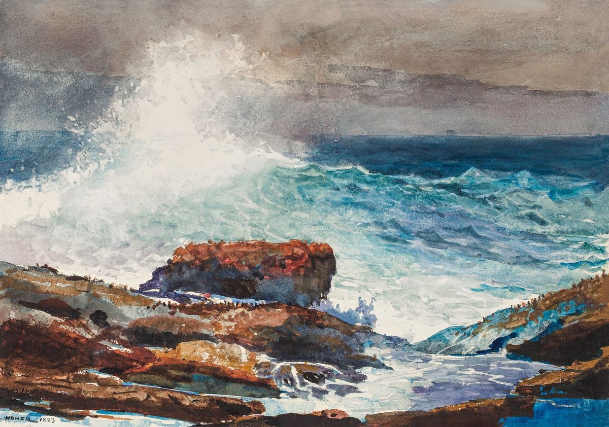 부서지는 파도 (메인 해안의 암초와 파도) - Breaking Wave, Prout's Neck / The Wave