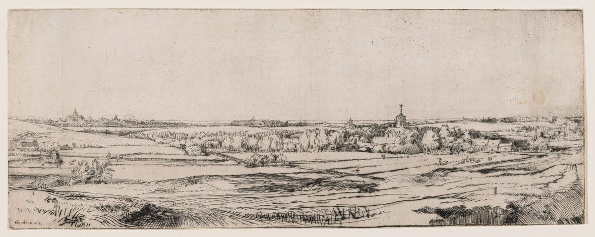 골드스파이크 전경 / 하를렘이 보이는 풍경 (The Goldweigher's Field / View of Haarlem)