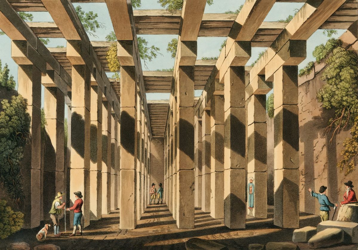 바콜리 피스치나 미라빌리스 내부 전경 (Piscina Mirabilis at Bacoli)