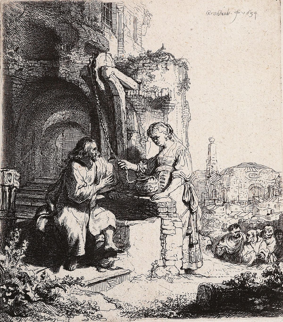 사마리아 여인과 함께 있는 그리스도(Christ and the Woman of Samaria Among Ruins)