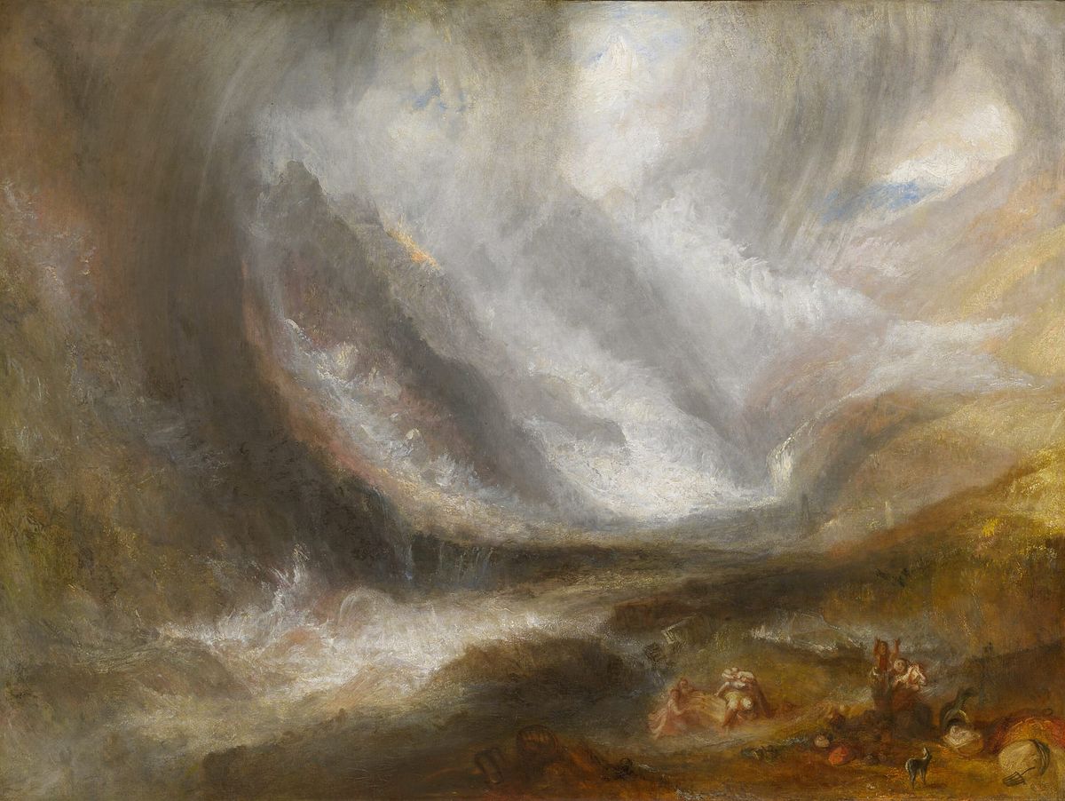 알프스를 넘는 한니발과 그의 군대 (Snow Storm: Hannibal and his Army Crossing the Alps, 1812)