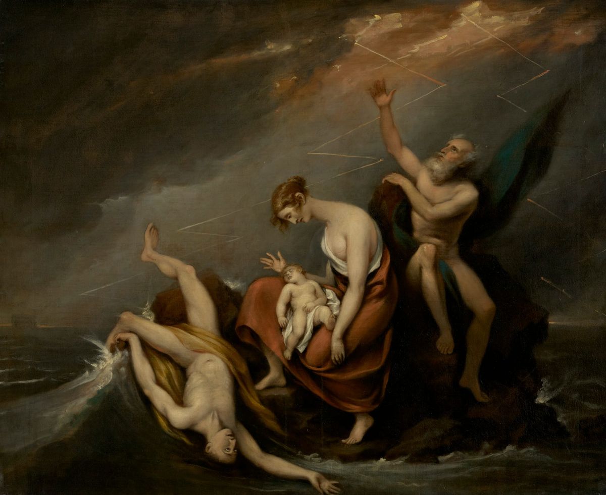대홍수에서 최후를 맞이하는 가족 (The Last Family Who Perished in the Deluge)