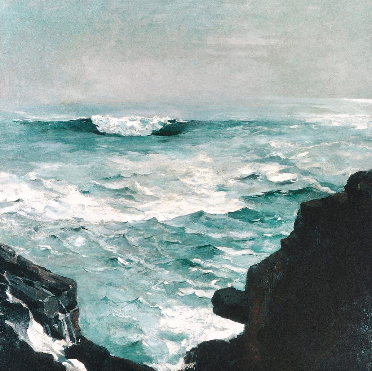 물결의 노래 (메인 해안의 파도) - A Light on the Sea / On a Lee Shore (Waves crashing at Prout's Neck)