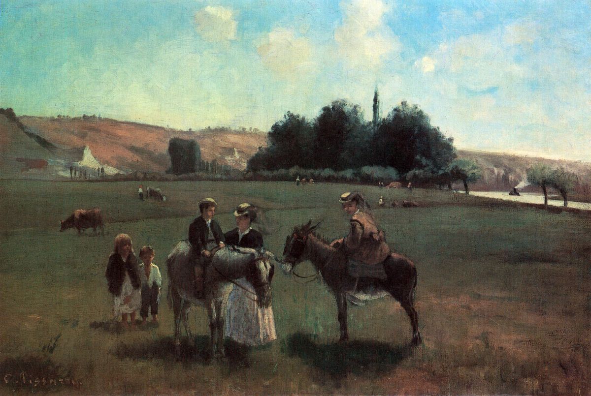 라로슈기용에서의 당나귀 산책 - Donkey Ride at La Roche-Guyon