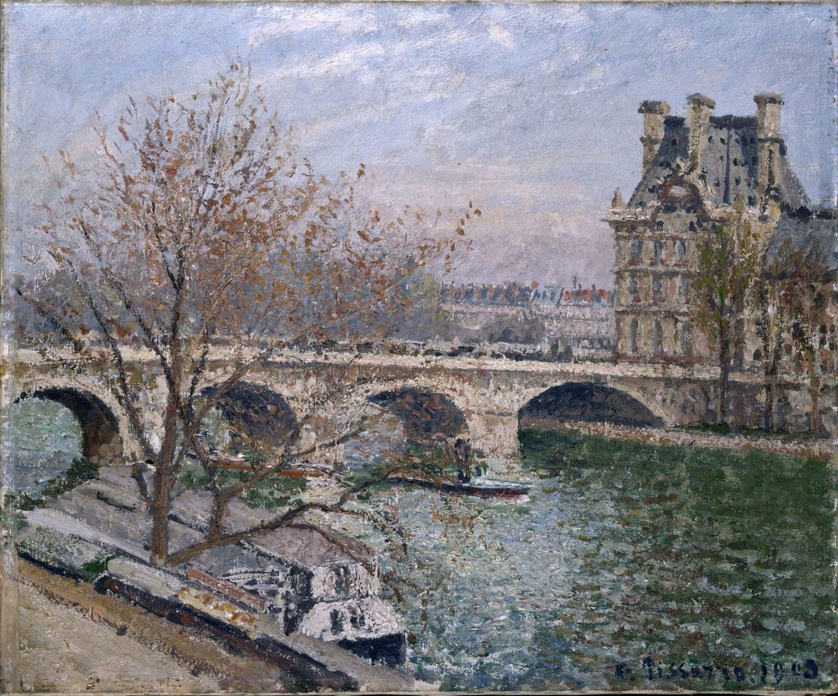 퐁루아얄과 파빌리옹 드 플로르 (The Pont-Royal and the Pavillon de Flore, 1903)