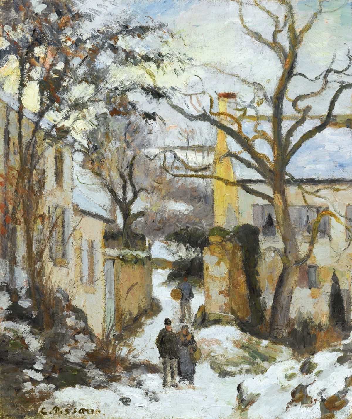 눈 덮인 롱데스트 집, 퐁투아즈 - The Rondest House under Snow, Pontoise