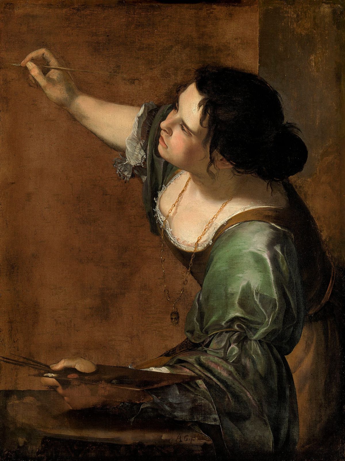 회화의 알레고리로서의 자화상 (Self-Portrait as the Allegory of Painting  La Pittura)