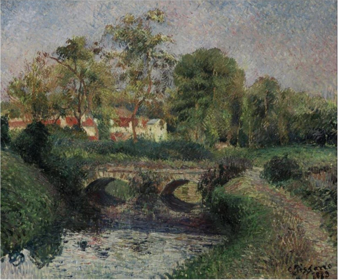 비온 강 위의 작은 다리, 오니 - Small Bridge over the Viosne, Osny (Petit pont sur la Viosne, Osny)