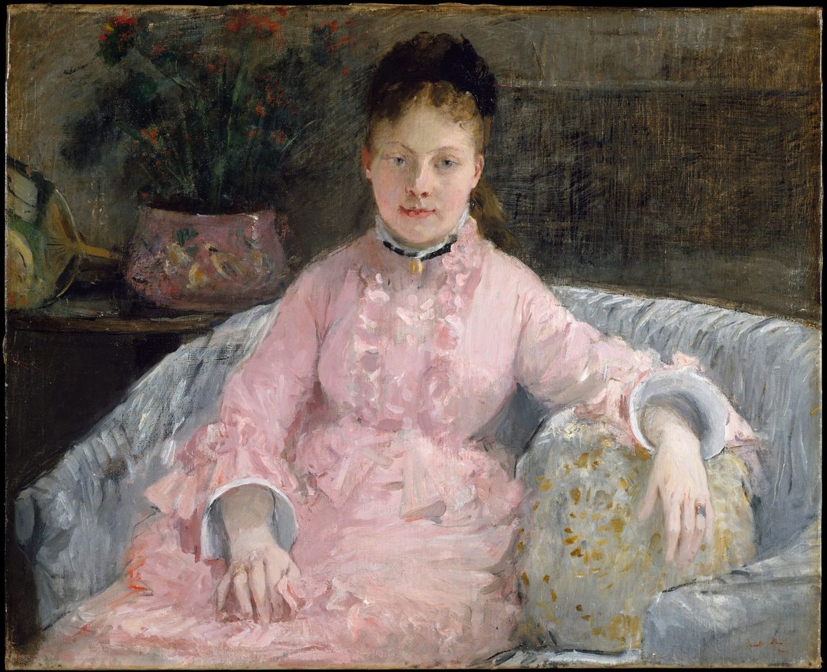 분홍 드레스를 입은 젊은 여인 (Young Woman in Pink)