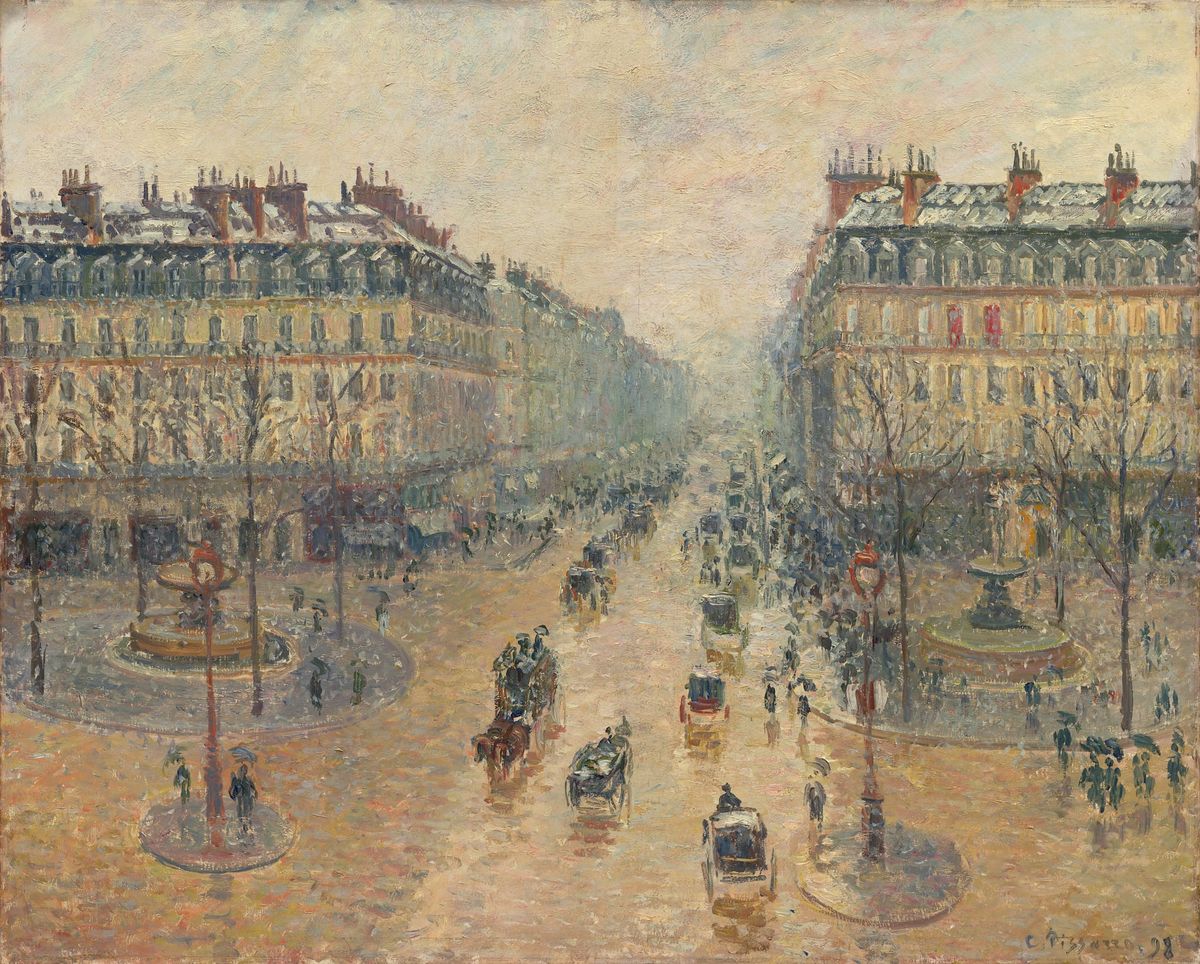 오페라 대도의 아침, 눈 효과 - Avenue de l'Opéra, Morning, Snow Effect
