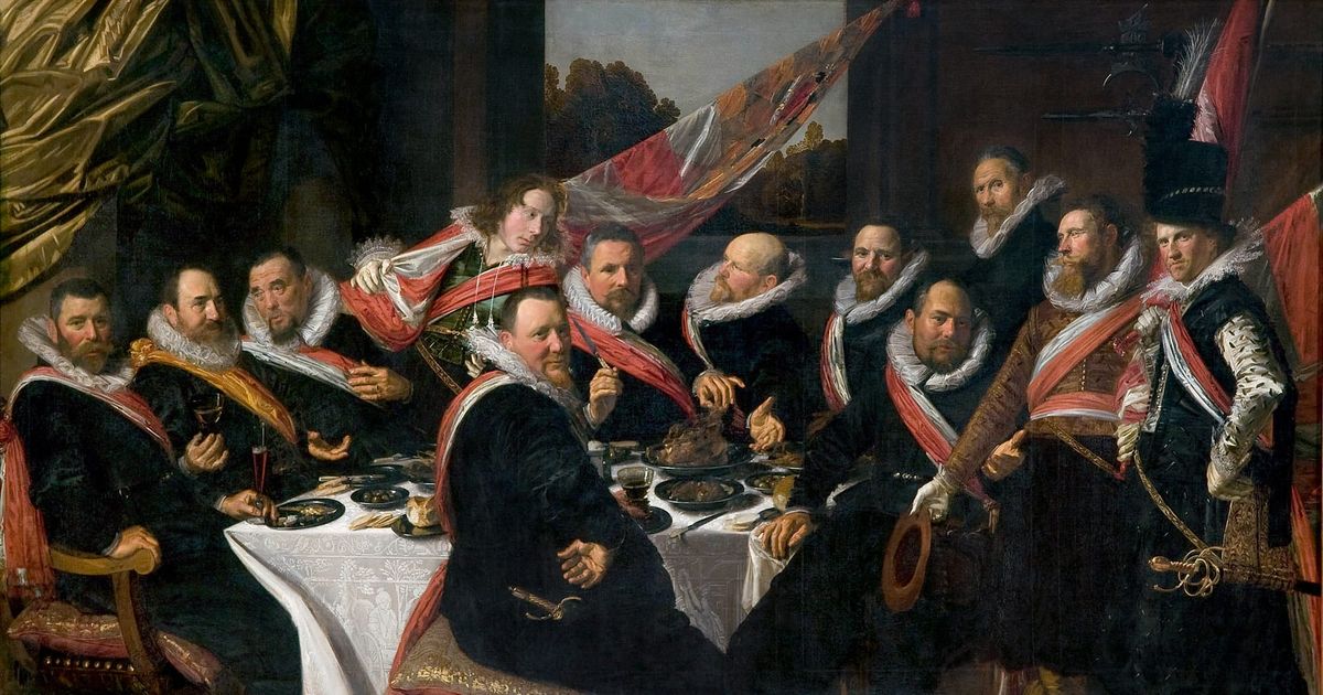 성 조지 자민단 장교들의 연회 Banquet of the Officers of the St George Civic Guard
