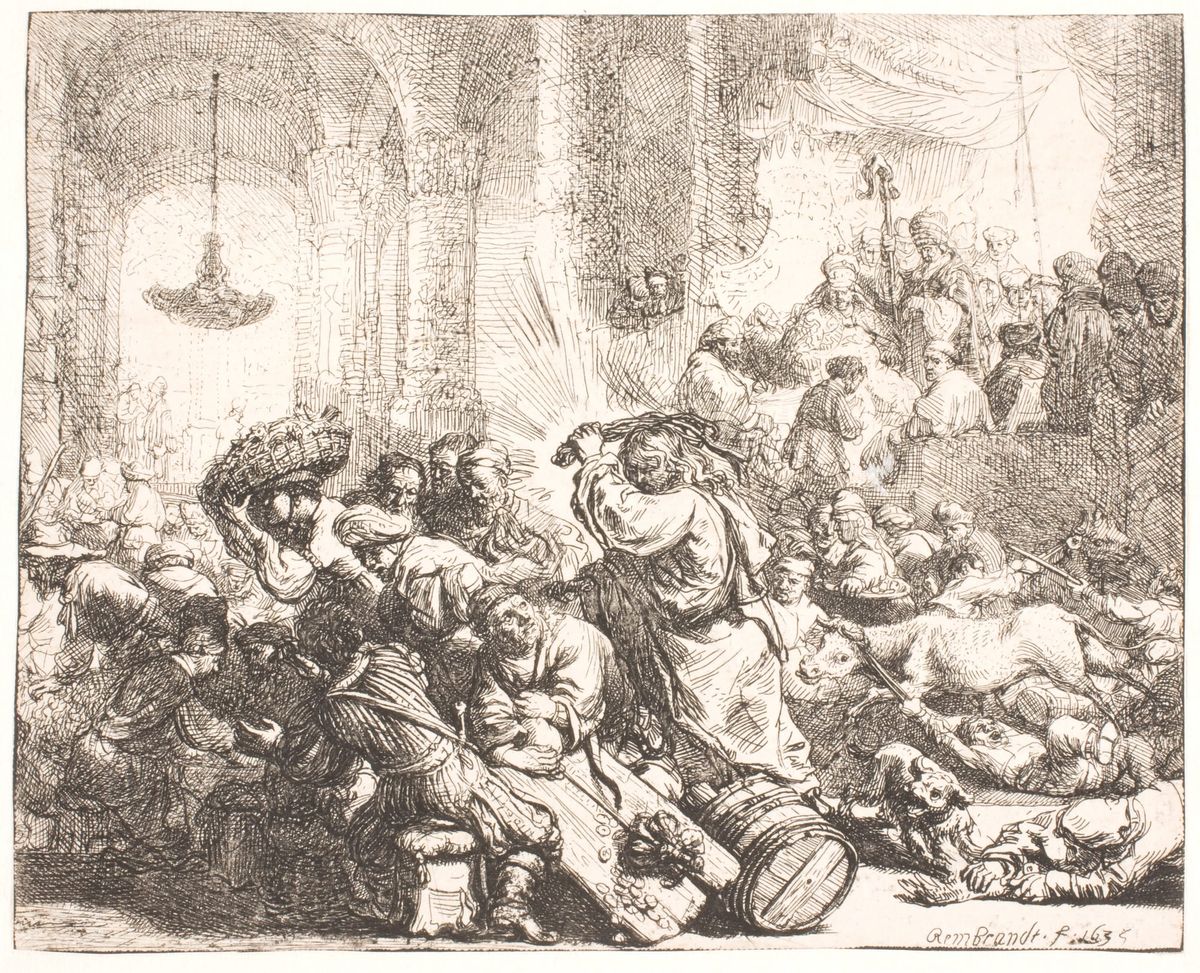 성전을 정화 하시는 그리스도 (Christ Driving the Money Changers from the Temple)