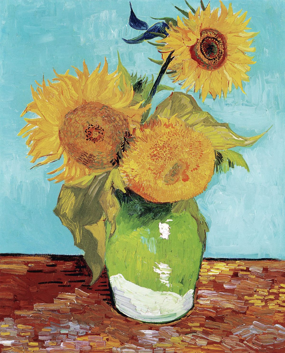 해바라기 (세 송이 해바라기) - Three Sunflowers in a Vase (Sunflowers)