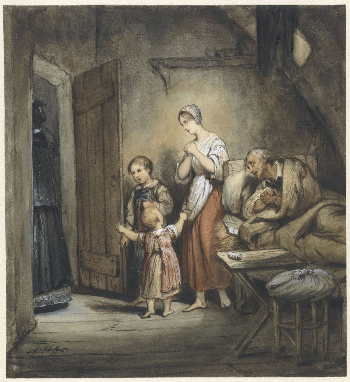 가난한 이들을 찾아온 방문객 (Visit to the Sick  Visiting the Poor)