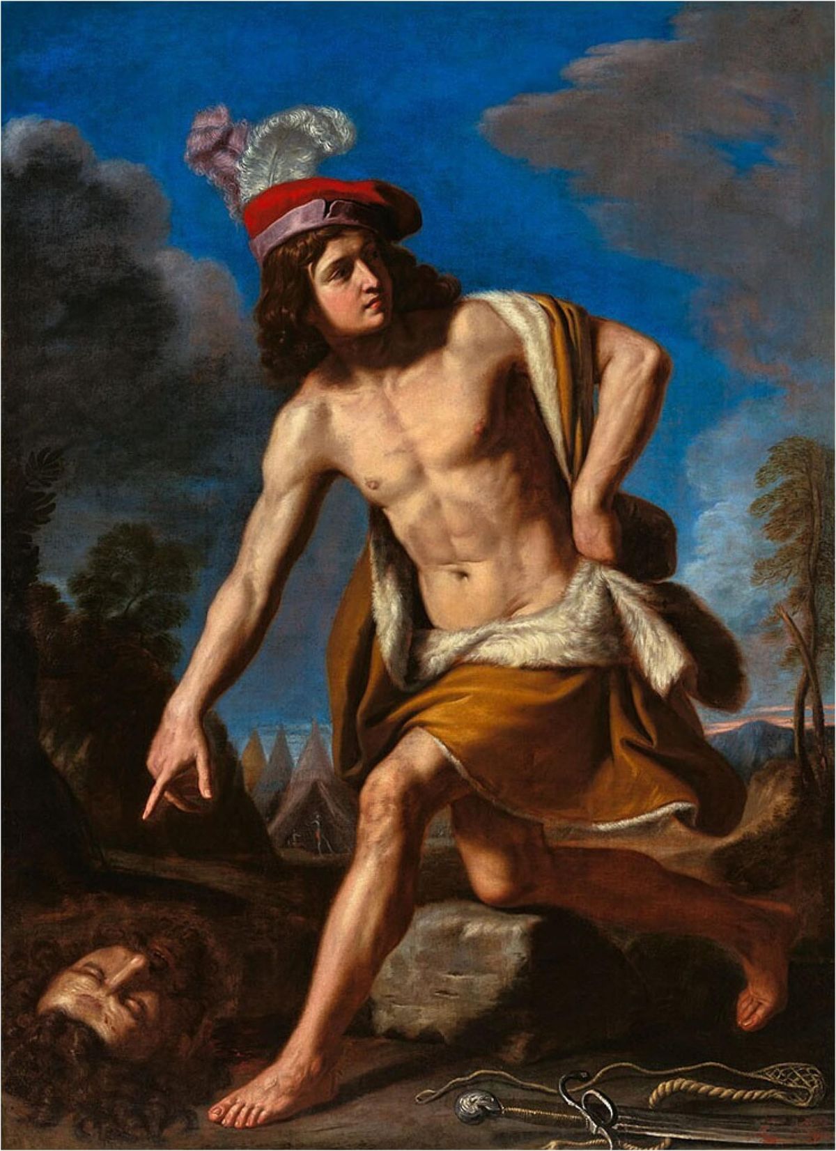 골리앗의 머리를 가리키는 다윗 David with the Head of Goliath