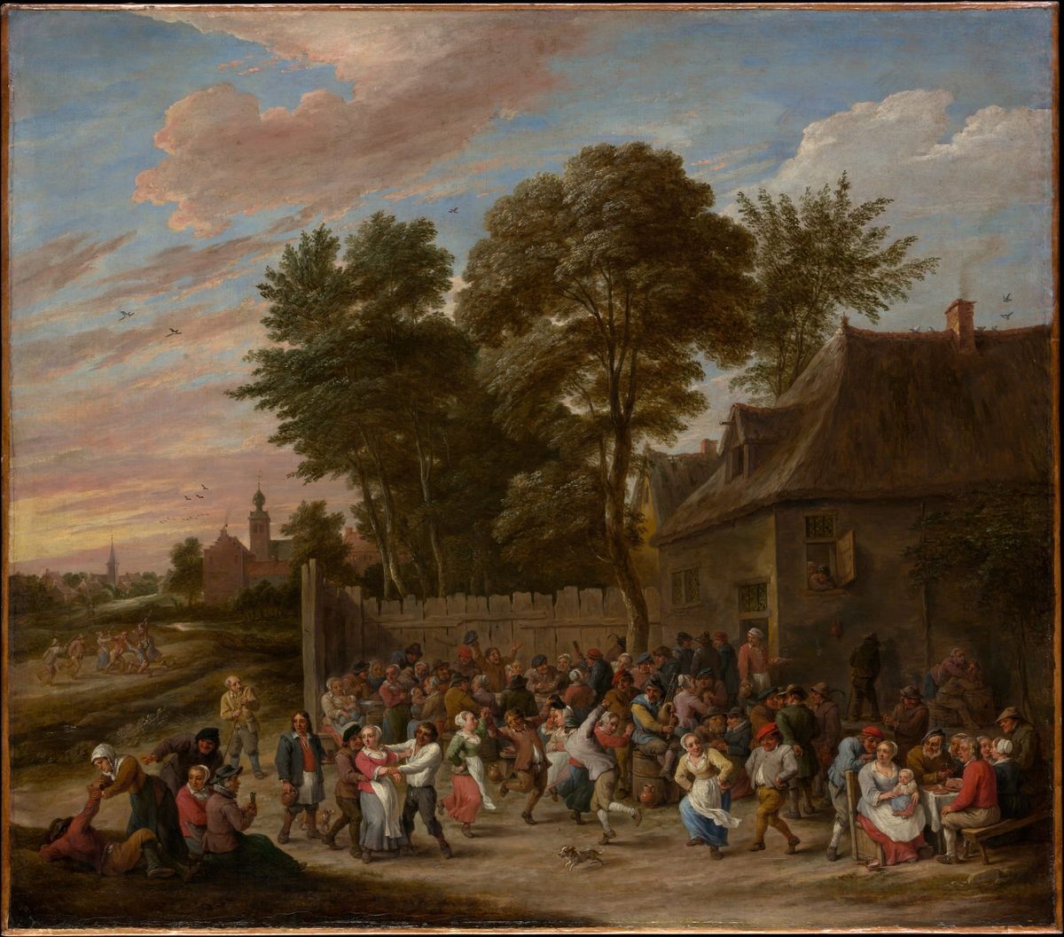 춤추며 잔치를 즐기는 농민들 Peasants Dancing and Feasting