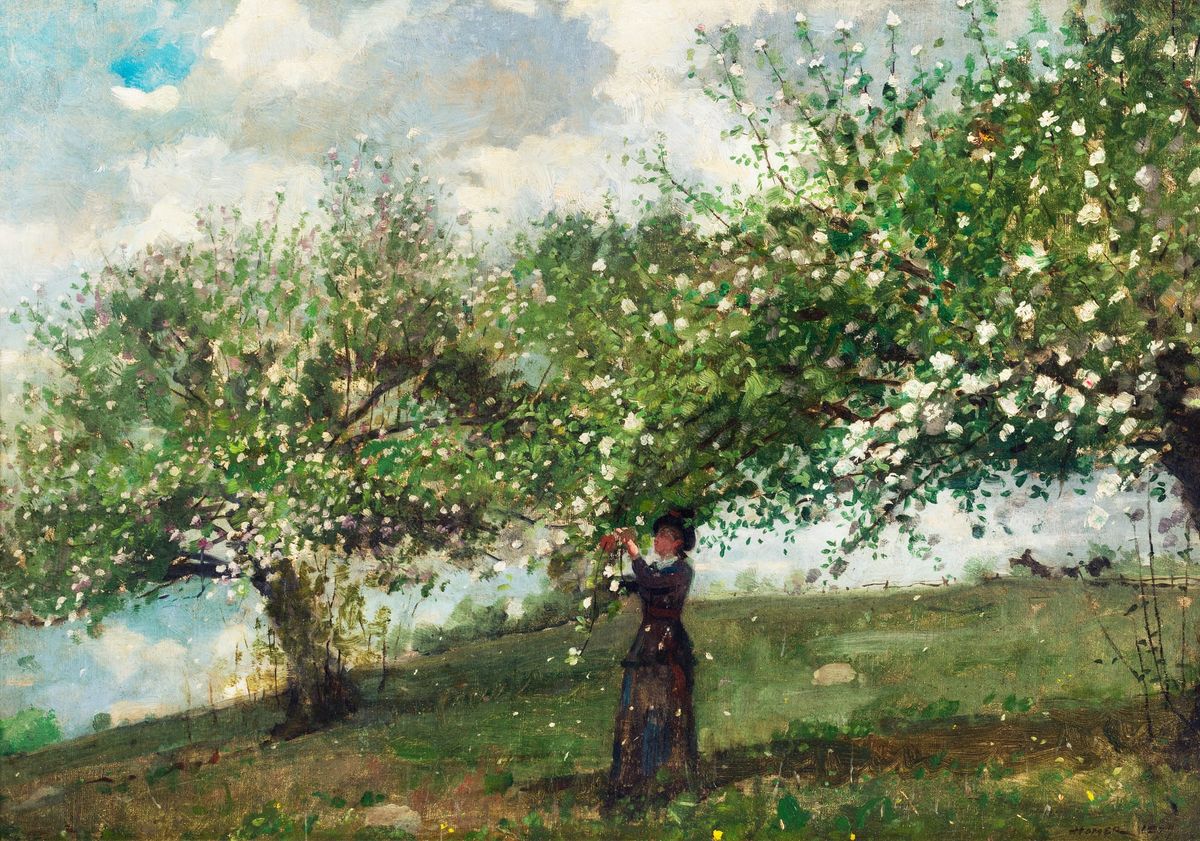 꽃 피는 사과나무 아래에서 - Apple Blossoms (An Orchard in Spring)