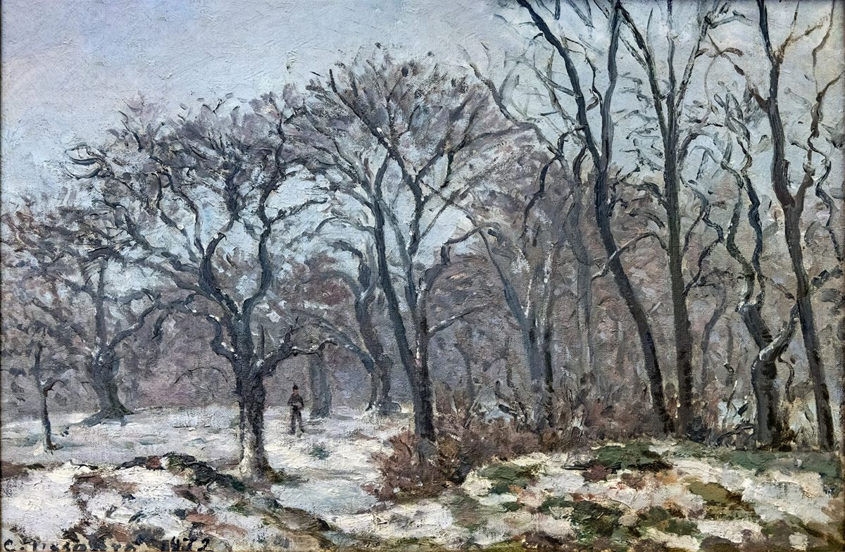 루브시엔의 겨울 밤나무 숲 - Chestnut Trees in Winter, Louveciennes