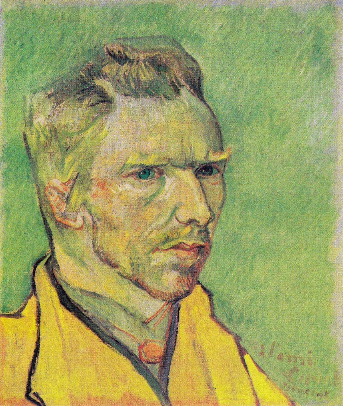 샤를 라발에게 바친 자화상 - Self-Portrait Dedicated to Charles Laval