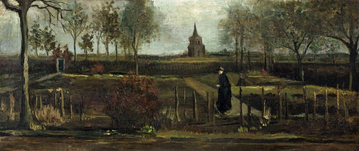 봄날 뉘넌의 목사관 정원 - The Parsonage Garden at Nuenen in Spring (Spring Garden)