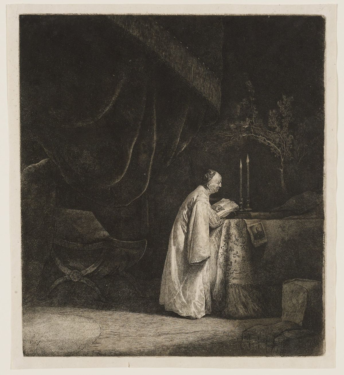 성 제롬  동굴 속에서 책을 읽는 성인 (St. Jerome in a Dark Chamber  St. Jerome in his Study)