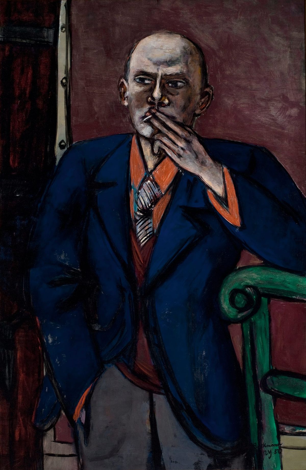 파란 재킷을 입은 자화상 (Self-Portrait in Blue Jacket)
