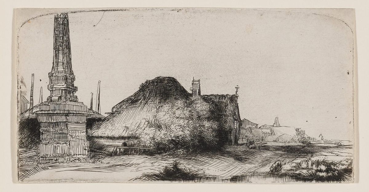 오벨리스크가 있는 풍경 (The Obelisk / Landscape with an Obelisk)