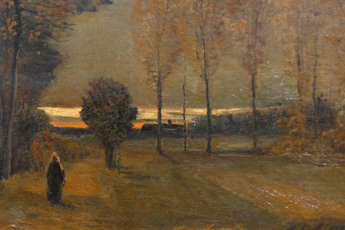황혼의 포플러 오솔길 - Lane of Poplars at Sunset