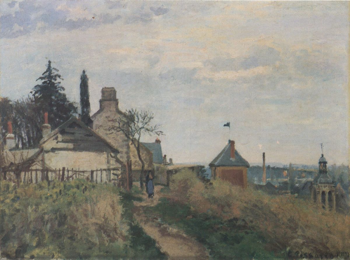 도르래 골목, 퐁투아즈 (Ruelle des Poulies, Pontoise, 1872)