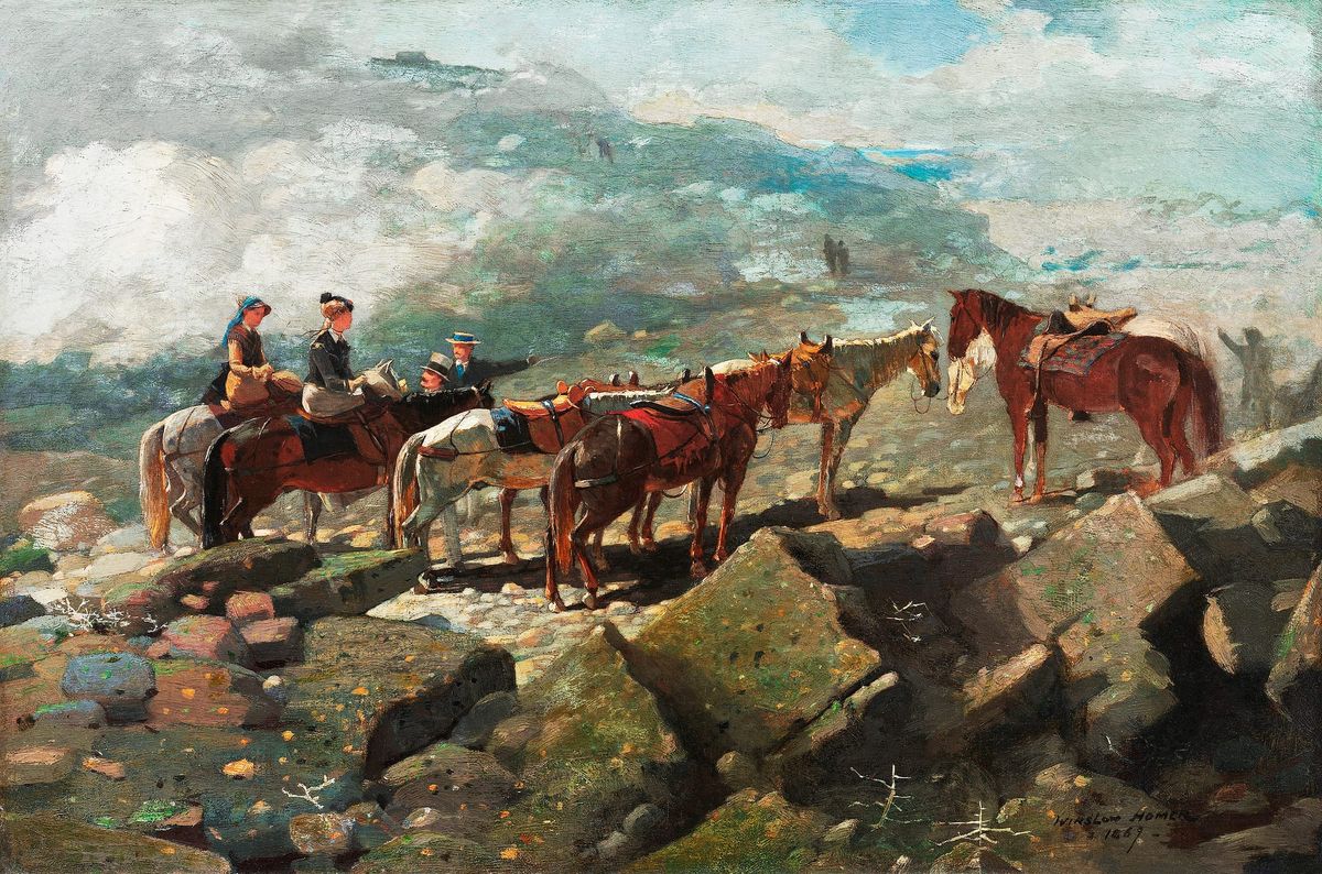 워싱턴 산의 승마객들 - The Bridle Path, White Mountains