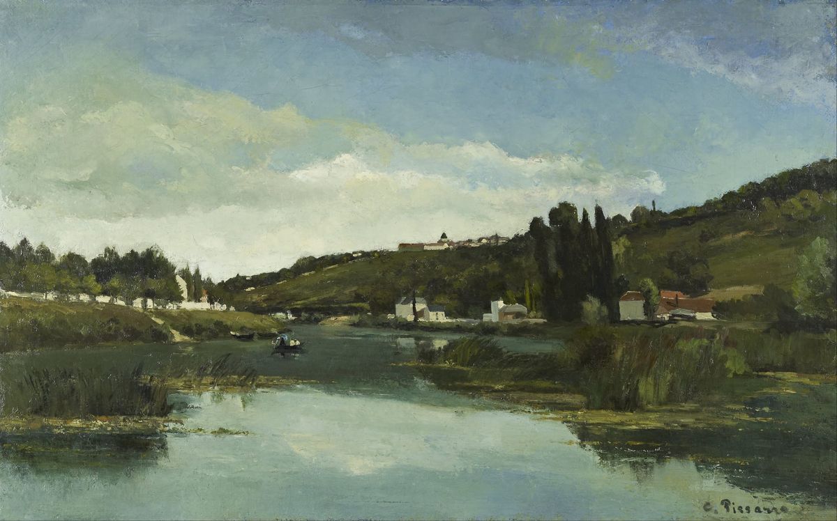 셰느비에르의 마른 강 - The Marne at Chennevières (La Marne à Chennevières)