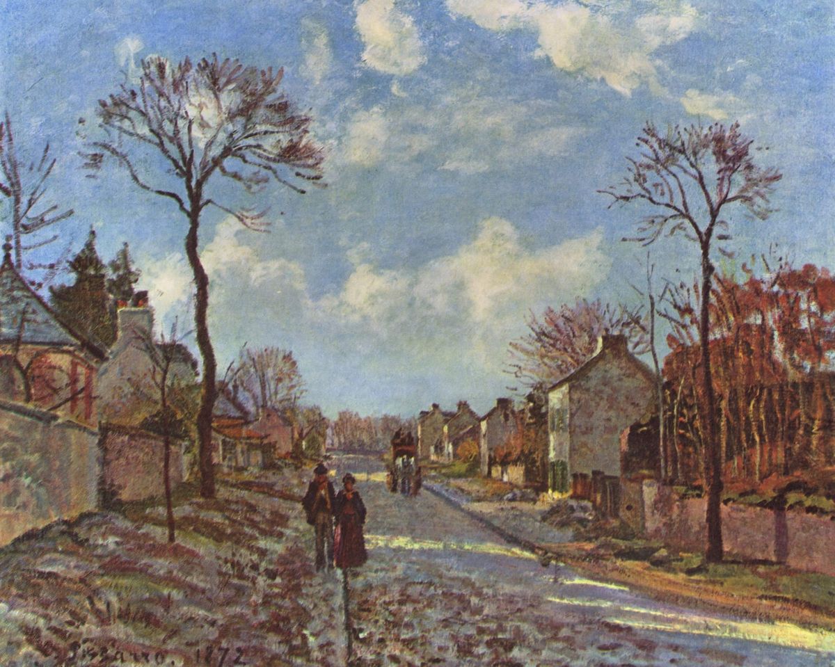 루브시엔으로 가는 길 - The Road to Louveciennes