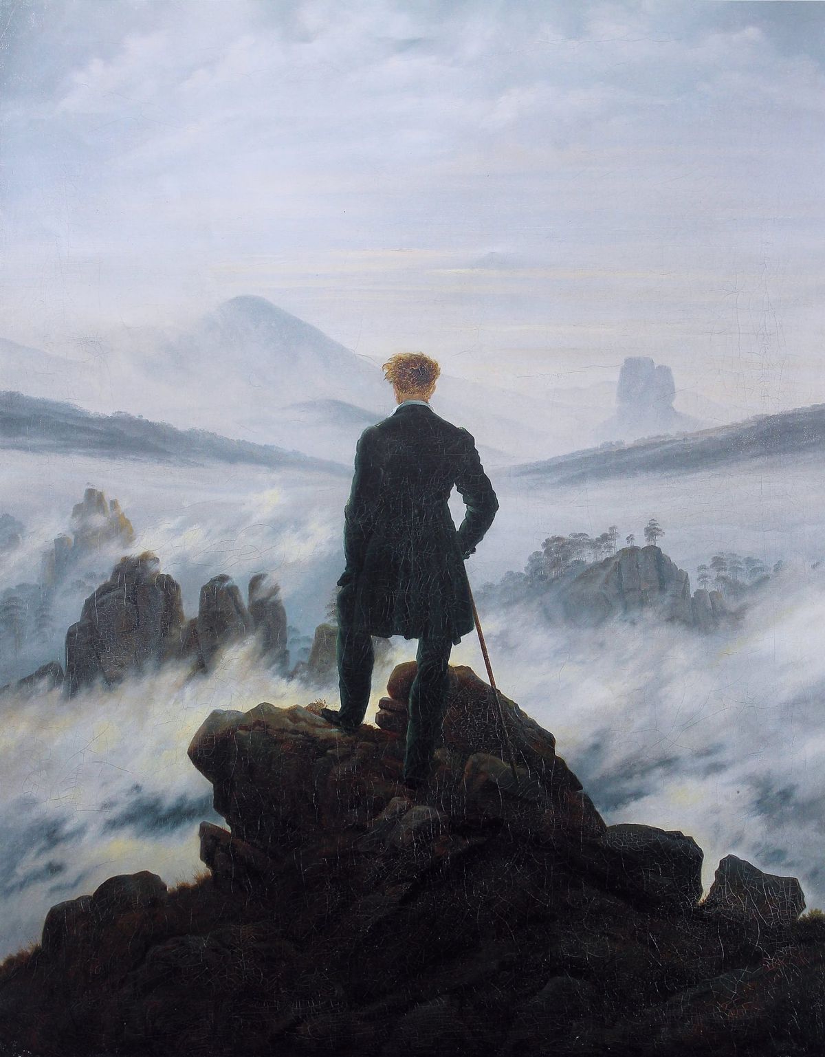 안개 바다 위의 방랑자 (Wanderer above the Sea of Fog, 1818)
