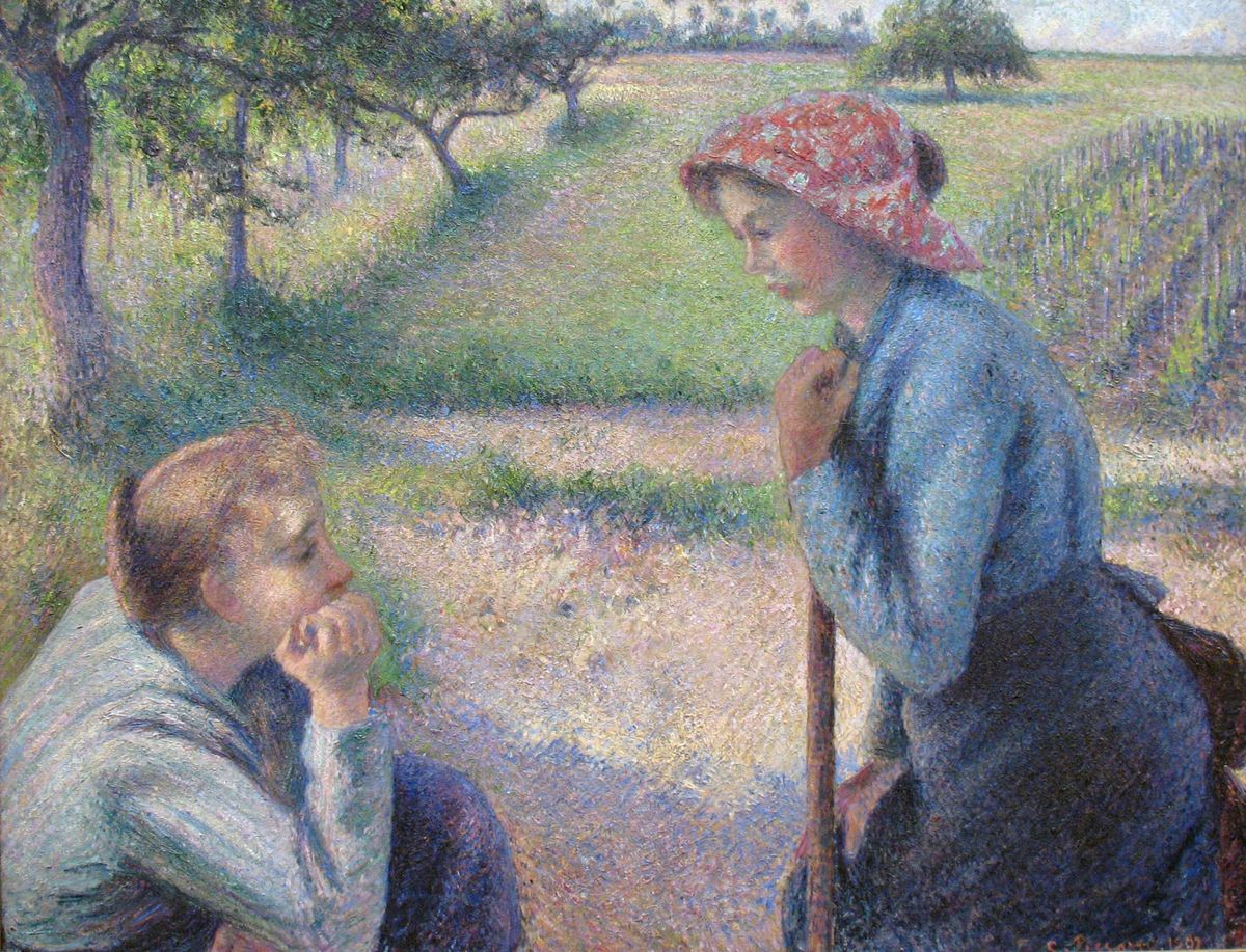 휴식을 취하는 여인들 (Jeunes paysannes au repos, 1891)