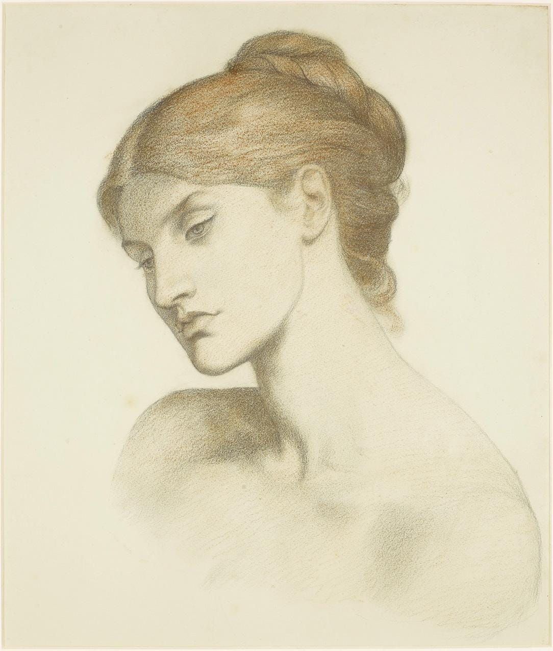 릴리스 부인 머리 습작 Study for the Head of Lady Lilith