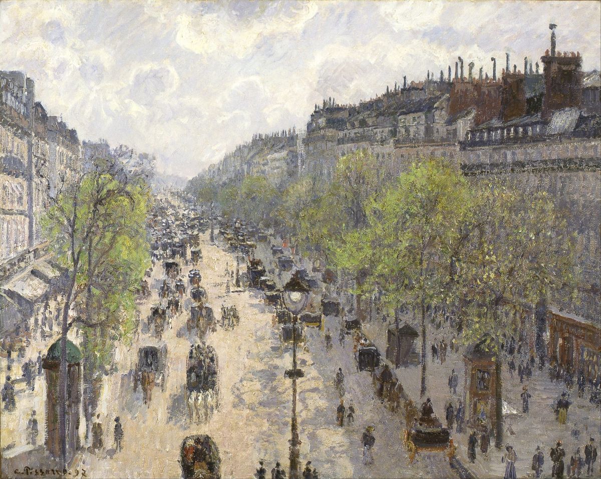 몽마르트르 대도, 봄 - Boulevard Montmartre, Spring