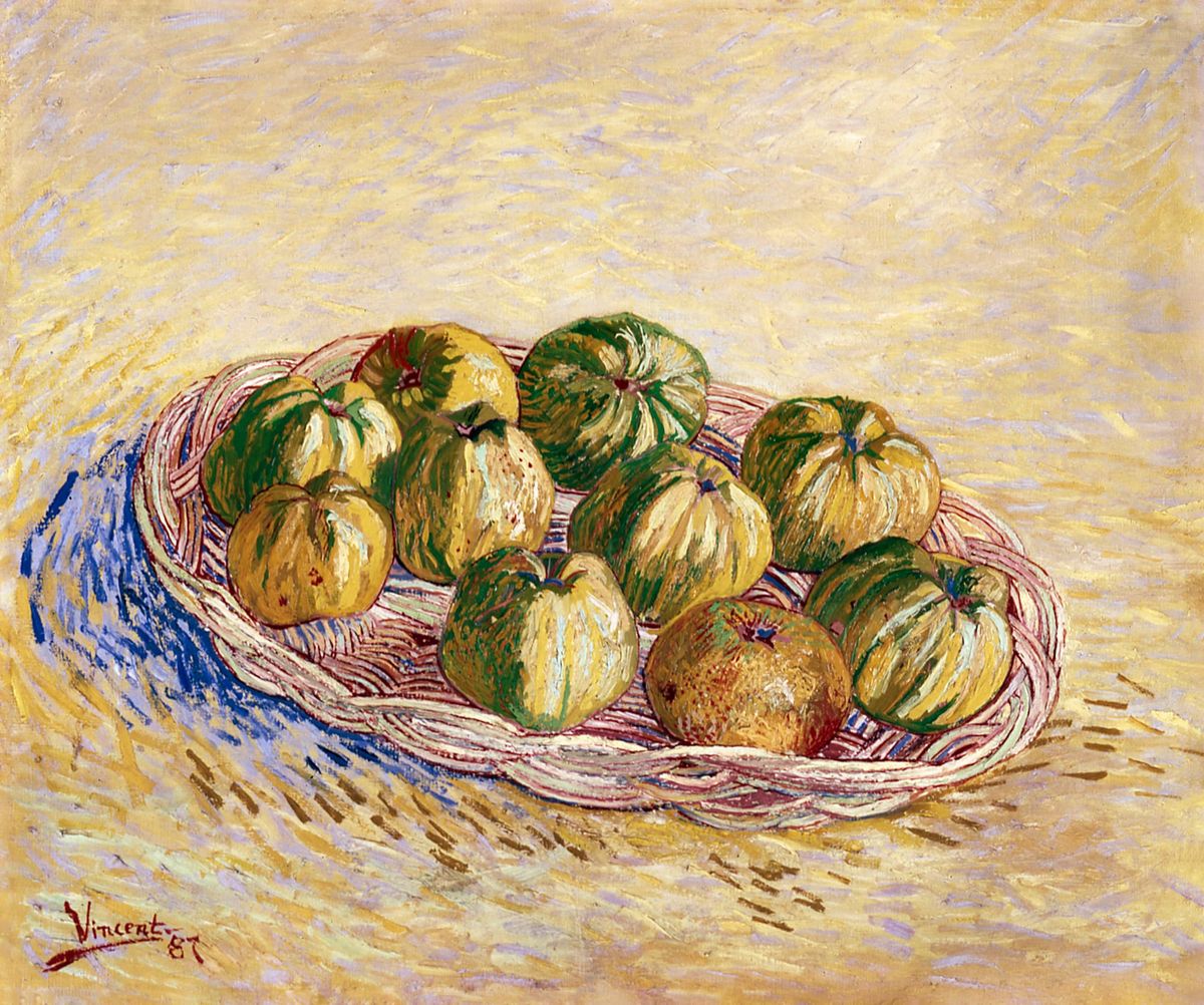 모과가 담긴 바구니 - Still Life with Quinces and Lemons (Still Life with a Basket of Quinces)
