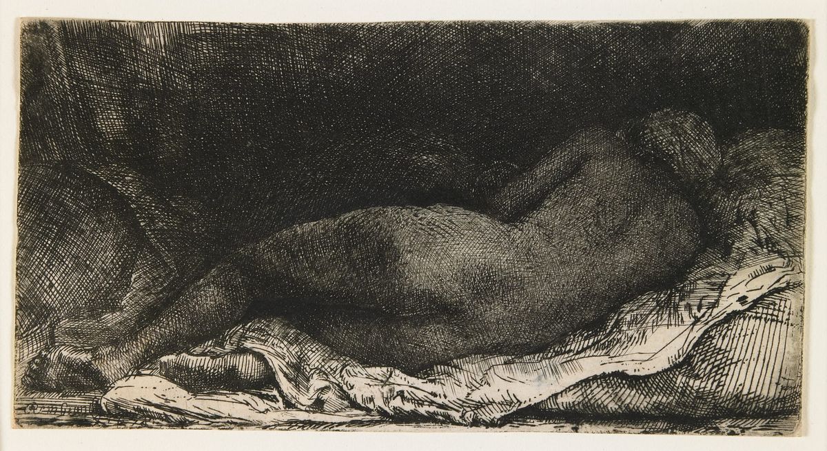 누워 있는 누드 여인 (A Woman Lying Down / A Negress Lying Down)