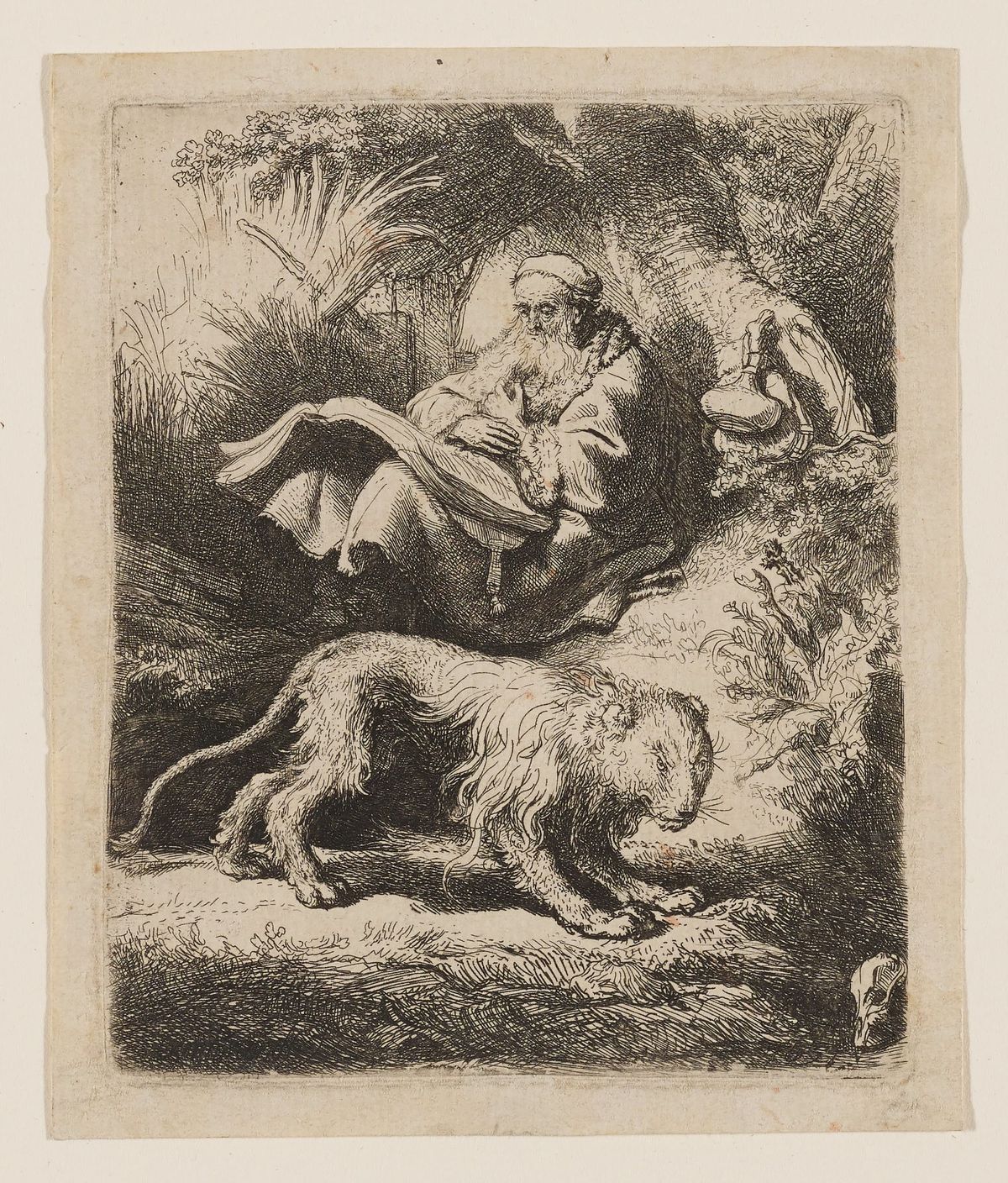 동굴 속 성 예로니모 (St. Jerome in a Dark Cave / St. Jerome Reading in a Cave)